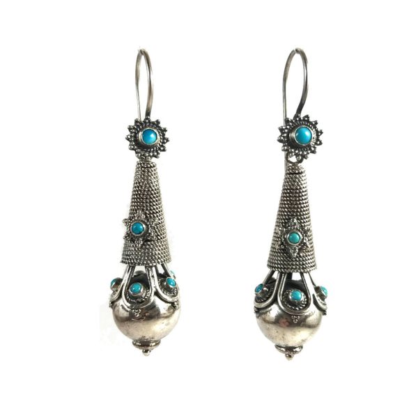 turquoise sterling silver earrings