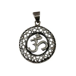 om sterling silver pendant for men & women