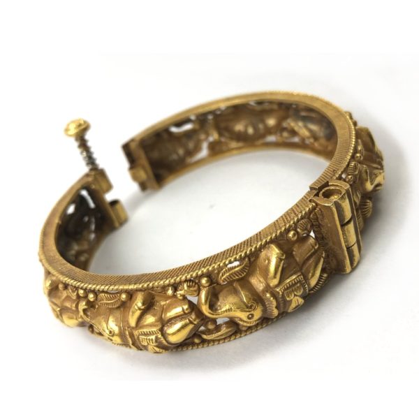 Elephant Kada - Gold plated - Image 2