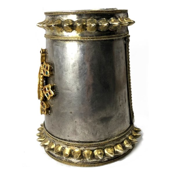 Regal Vintage Cuff with Jadau style Medallion - Image 2