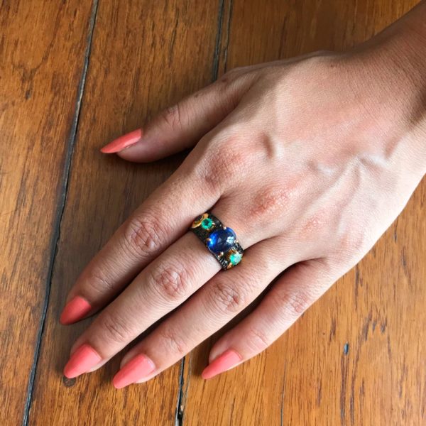 Tanzanite / Emerald Ring - Image 2