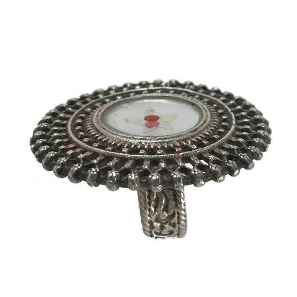 vintage silver arcee ring