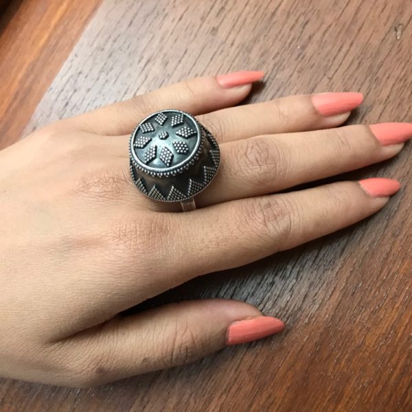 Dome Ring - Rava Work - Image 2
