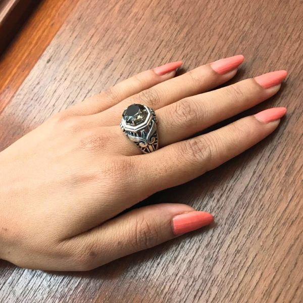 Regal Smokey Topaz Ring - Image 2