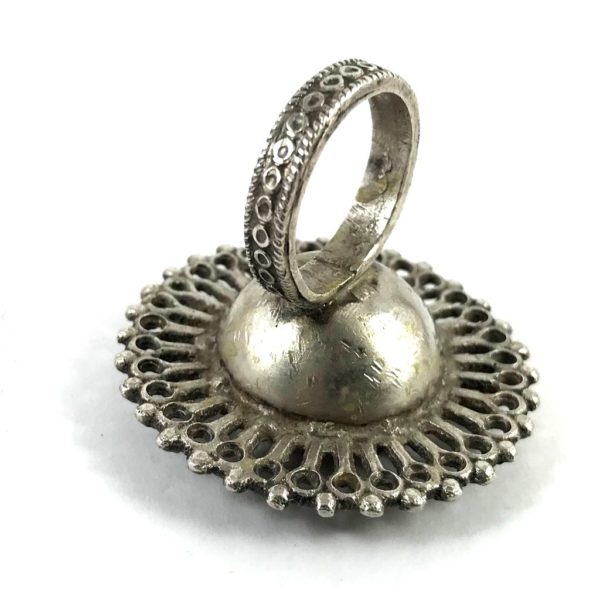 Vintage Tribal "aarcee" Style Ring - Glass Set - Image 3