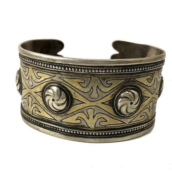 Vintage Central-Asian Cuff Bracelet - Image 2