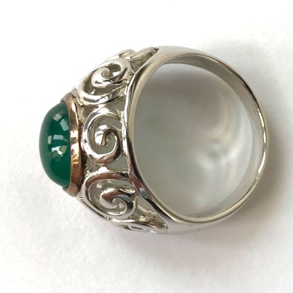 Green Onyx Gusty Ring - Image 3