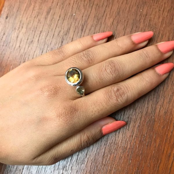 Oval Citrine Simply Elegant Ring - Image 2