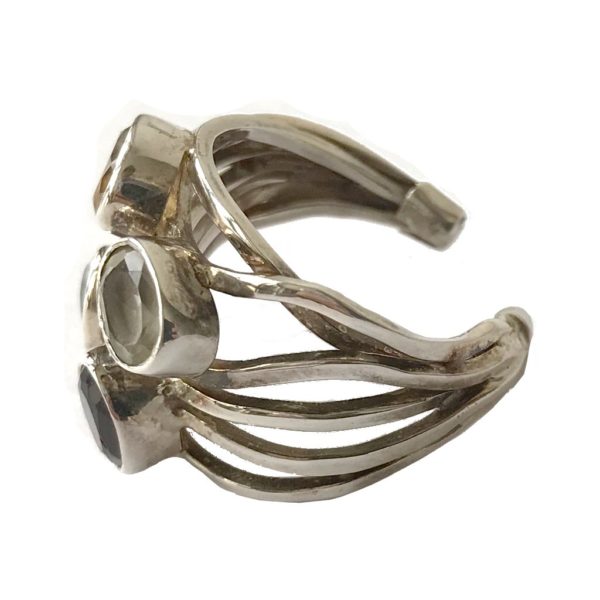 Twisted Multi-Stone Ring - Image 3