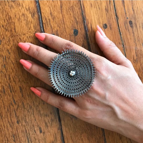 Large Jaali Ring - Image 2
