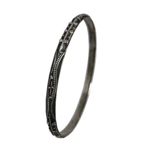 rava work sterling silver bracelet or choori