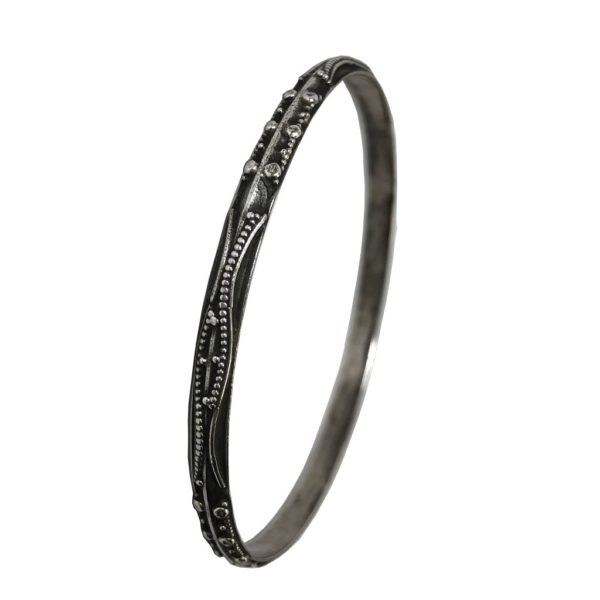 rava work sterling silver bracelet or choori