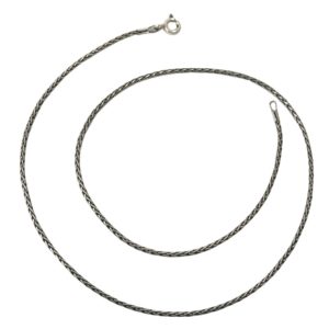 thin sterling silver chain, fox chain from silver jewellery for men & women