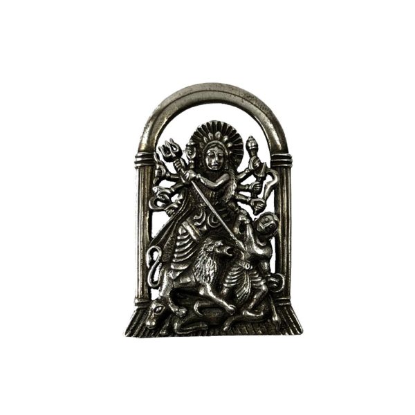 mahishasur mardini sterling silver pendant for men & women
