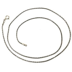 ultra thin sterling silver chain, fox chain