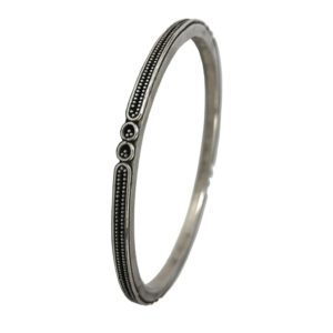rava work sterling silver choori or bracelet