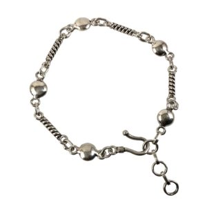 trendy ladies silver chain bracelet for women in pure 925 sterling silver jewellery