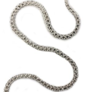 silver chain closeup