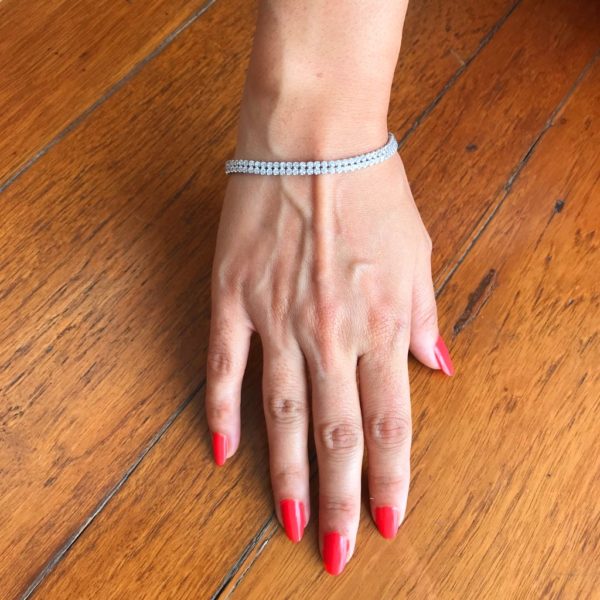 Two line zircon bracelet - Image 3