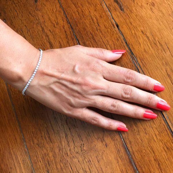 Single line zircon bracelet - Image 2