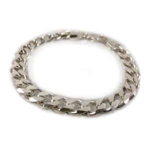 925 sterling silver chain bracelet side view