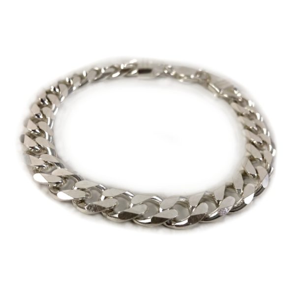 925 sterling silver chain bracelet side view