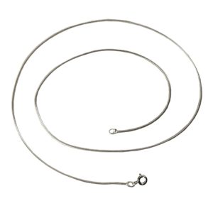 ultra light silver snake chain in pure 925 sterling silver