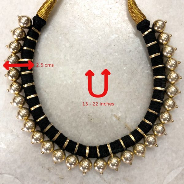 Gold Plated Hansli Necklace - Image 3