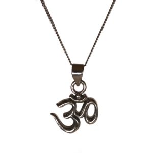925 sterling silver om pendant and chain for men