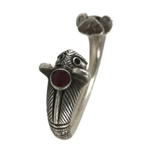 vintage mythical animal head kada in vintage silver jewellery for men & women