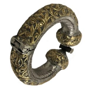 vintage indian silver anklet kada from vintage silver jewellery for men & women