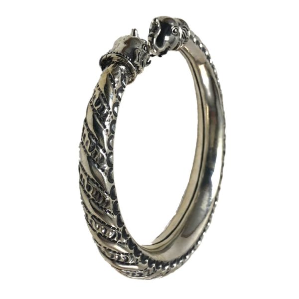 elephant head kara in pure 925 sterling silver jewellery for men & women