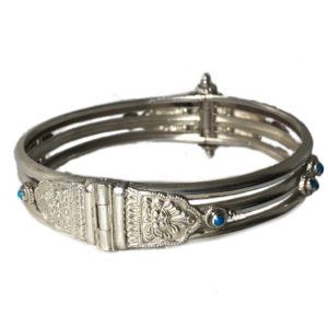 bottom view of sterling silver kada