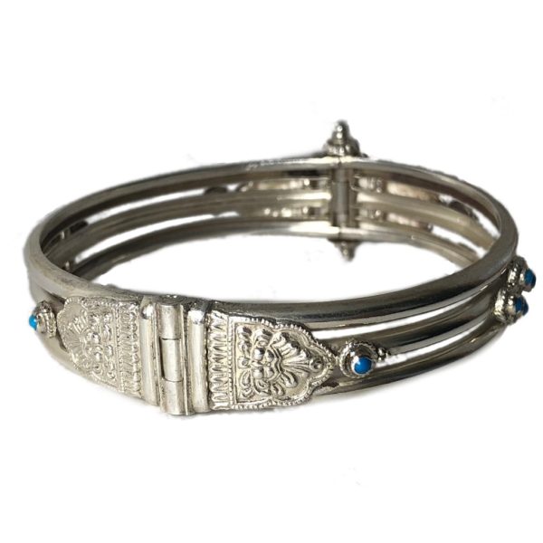 bottom view of sterling silver kada