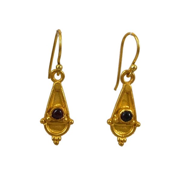 small gold plated sterling silver earrings from sterling silver jewellery for women collection