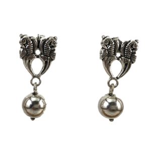 sterling silver earrings for women with parrot design