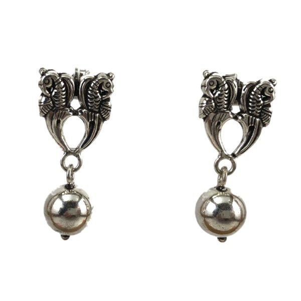 sterling silver earrings for women with parrot design