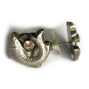 fish sterling silver earrings