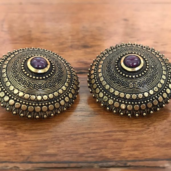 Vintage Ruby & Diamond Earrings – Sedgwicks Jewellery