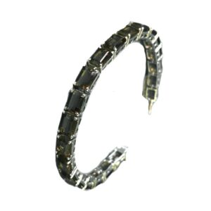 51d smokey topaz sterling silver tennis bracelet smokey topaz sterling silver tennis bracelet