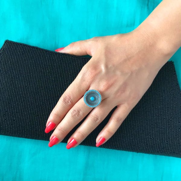 Turquoise Resizable Ring - Image 2