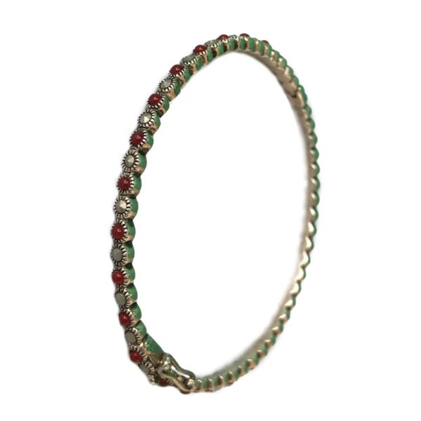 red onyx mercasite sterling silver bracelet