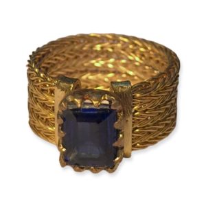 kynite gold plated silver ring