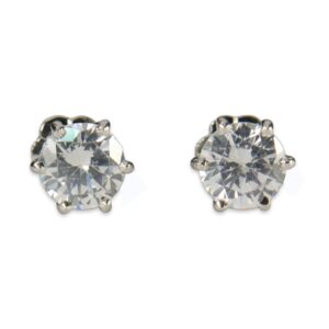 cz stud earrings