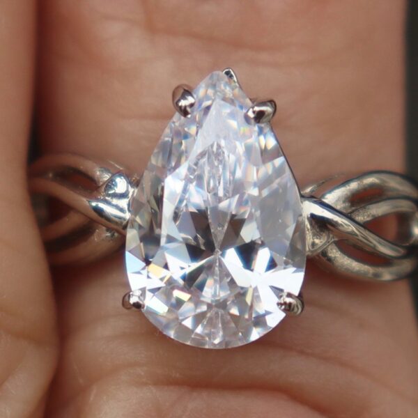 3 carat CZ American Diamond Ring - Image 2