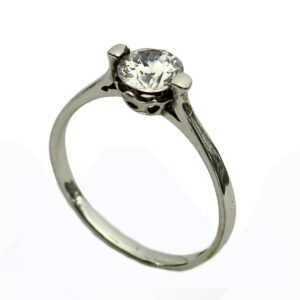 0.75 carat cz american diamond ring