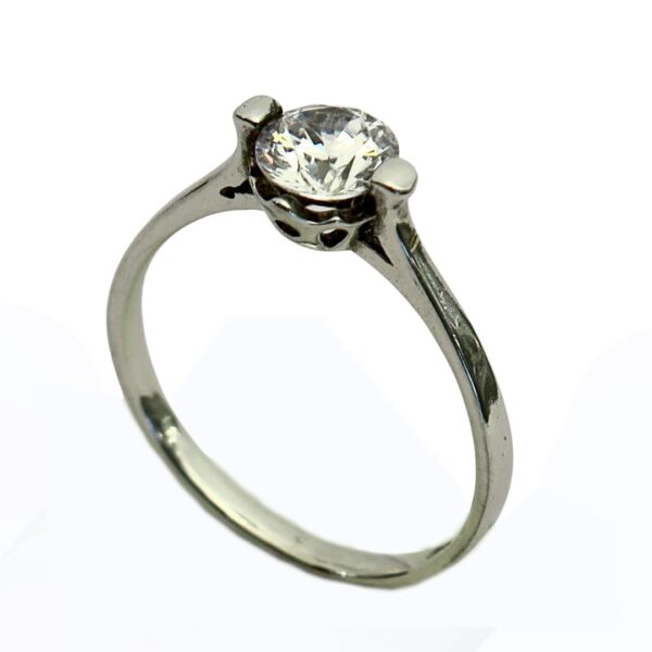 0.75 carat cz american diamond ring