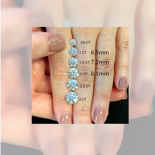 Classic Solitaire CZ Earrings - Image 3