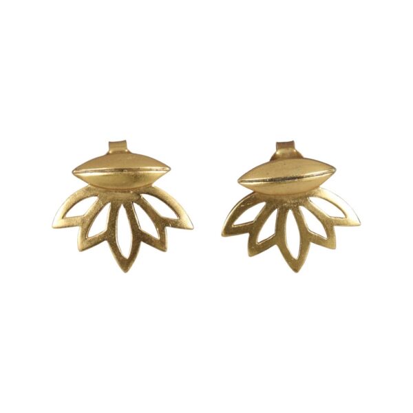 Ethno Modern Gold plated earrings - Image 1