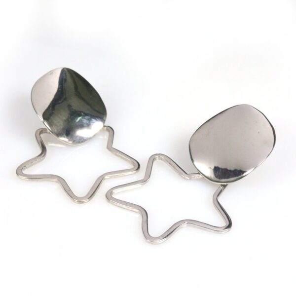 Modern star earrings - Image 2
